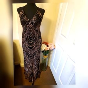 Black & Gold formal dress